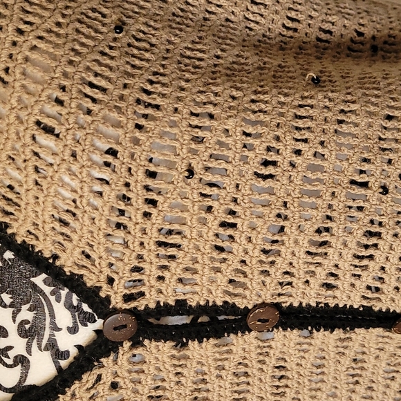 Koret Country Classics crochet boho vest vintage size Small - Picture 12 of 13